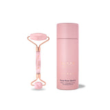 Rose Quartz face massage roller made of rose quartz