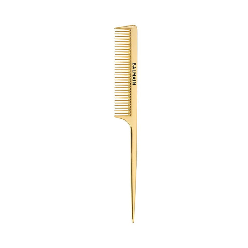 Grzebień ze szpikulcem złoty Balmain Hair, Golden Tail Comb