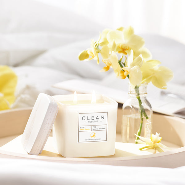 Fresh Linens Natural Soy Blend Candle